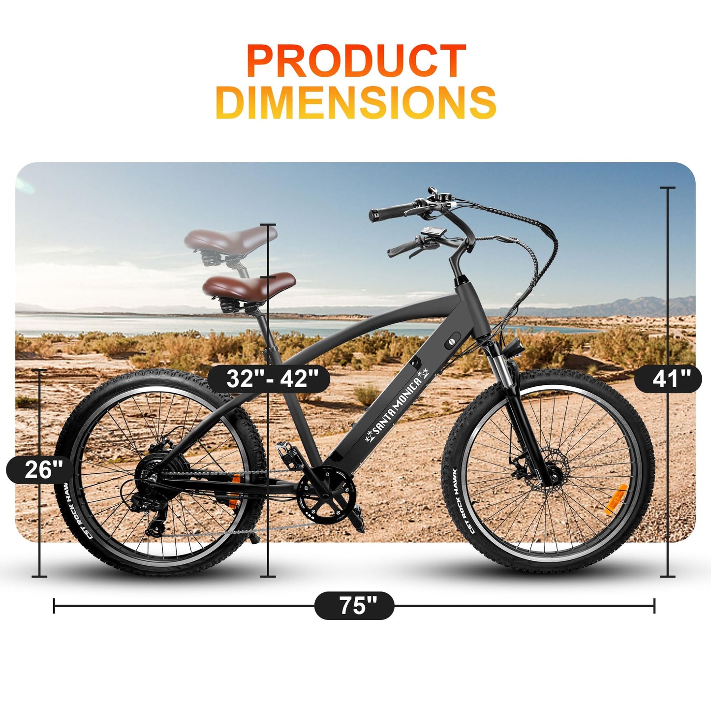 NAKTO Electric Bike 26”, 1000W Peak Motor Mountain Ebike, Electric Bicycle for Adults with Removable 48V 12AH Battery, 35MPH Electric Mountain Bike with Front Suspension Fork, UL 2849 Certified